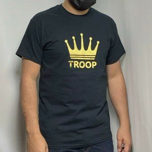 Men's Troop Crown Black Short Sleeve T-Shirt